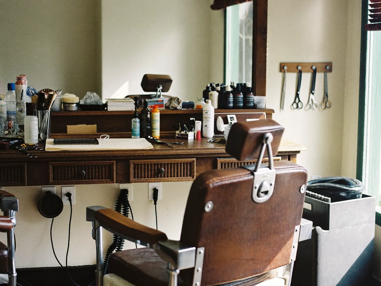 The Northline barbershop interior